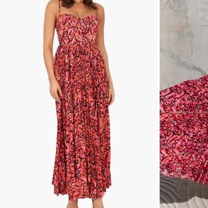 Petal & Pup Achanti Print Pleated Dress